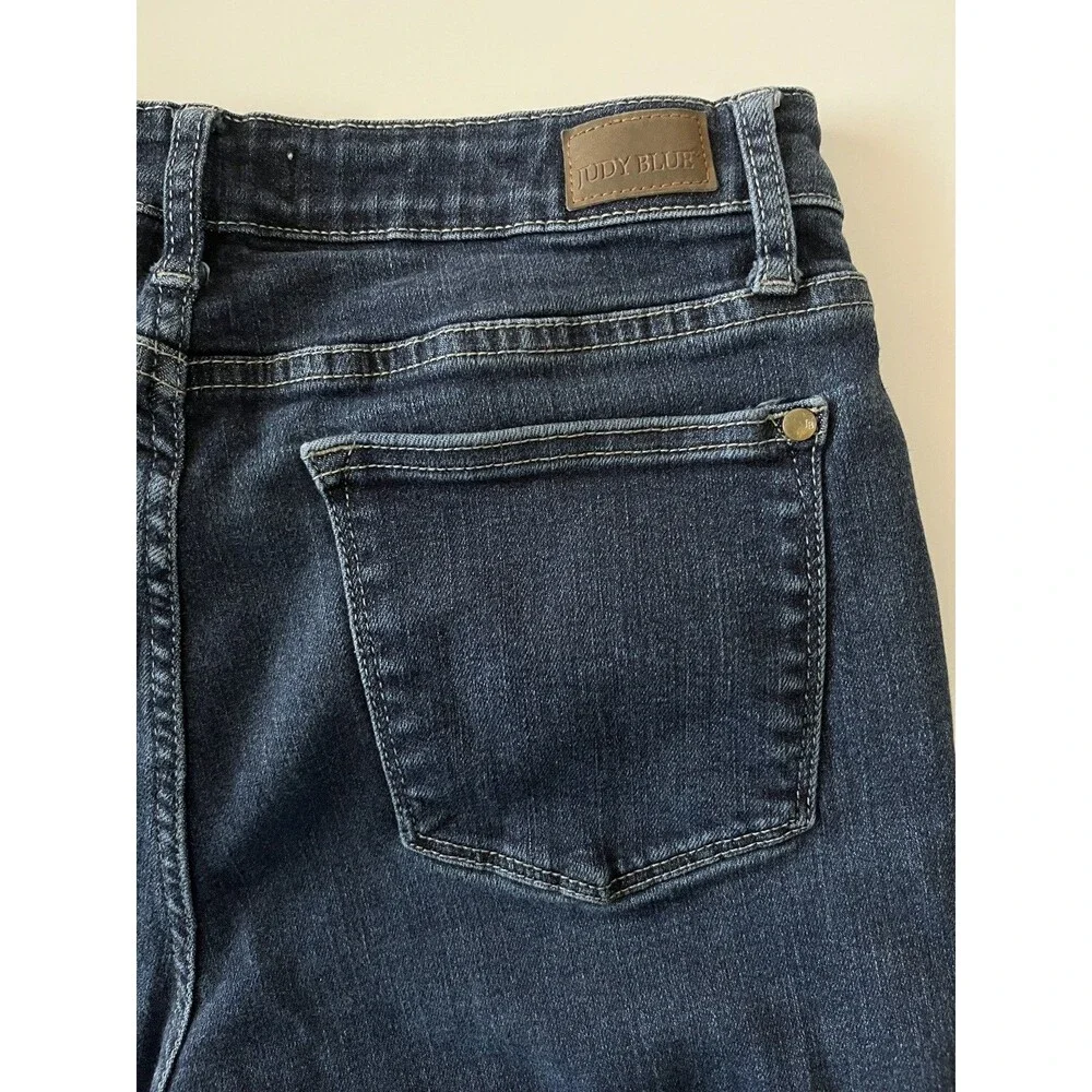 Judy Blue Jeans Womens 11/30 Blue Mom Jean Stretch High Rise Denim - Picture 5 of 8